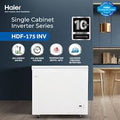 Haier Single Door Series / HDF-175 INV ( Inverter + Single Cabinet + Balanced Cooling + Super Freeze Function ) Deep Freezer / 10 Years Warranty