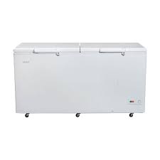 Haier 14 Cu Ft / Turbo Cool / Twin Door / HDF-385H ( 100 Hour Cooling Retention / 30% Fast Freezing / Wide Voltage / -28 C Cooling Depth / Twin Cabinet ) White Colour Deep Freezer / 10 Years Warranty