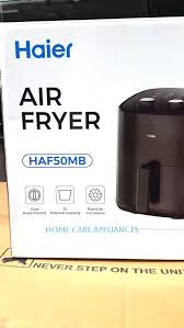 Haier Black 5L Air Fryer - HAF50DB - Digital - Stylish Colors - Premium Design - One Year Unit Replacement Warranty